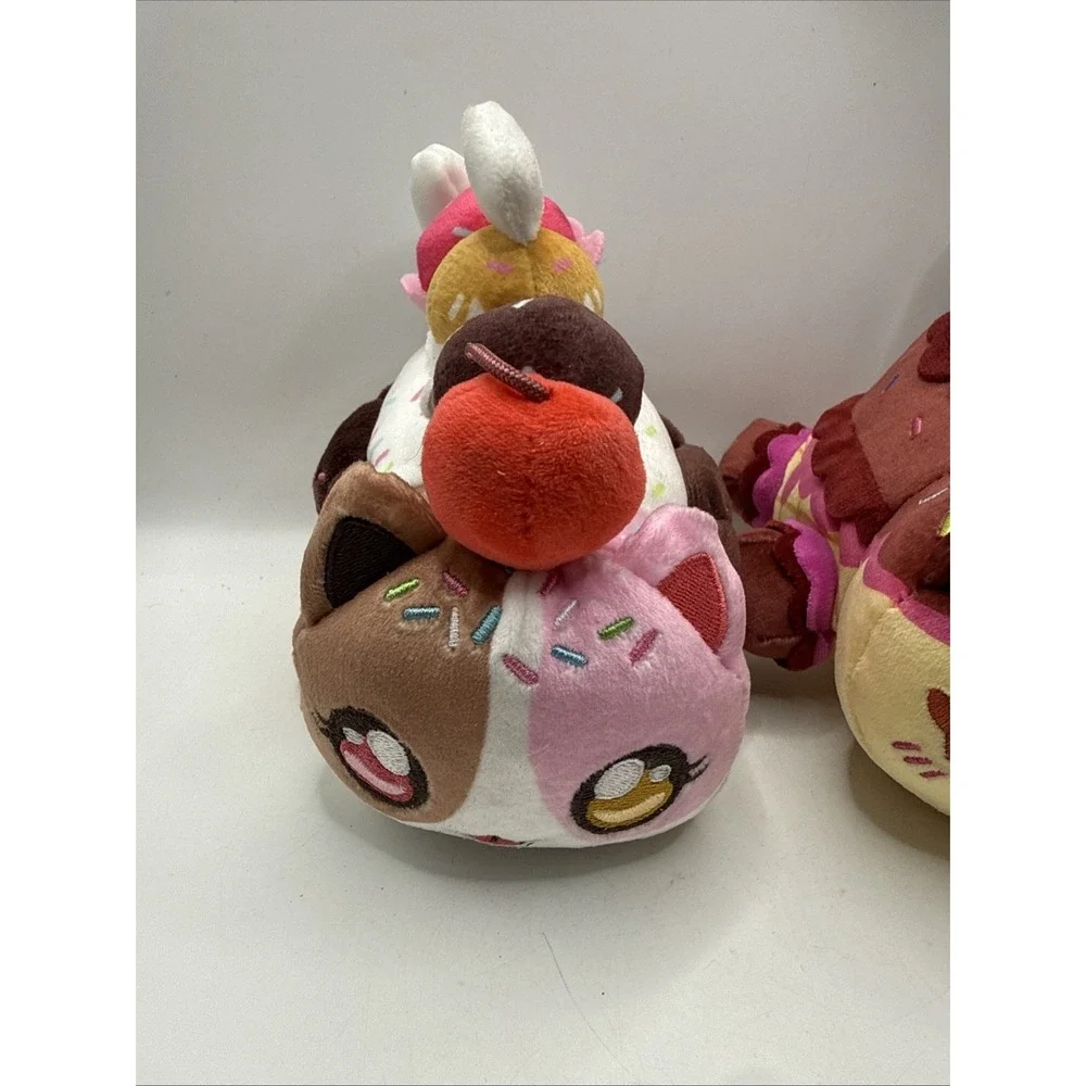 Aphmau Meemeows Ice Cream Collector's Edition Plush Lot 2 Neapolitan  Banana Spl